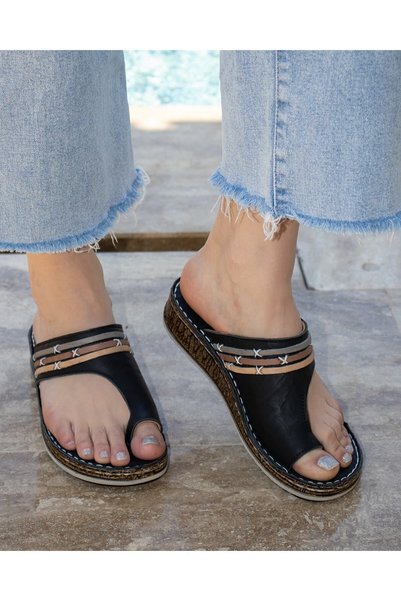 CONSUELO Orthopedic Leather Slippers 11323
