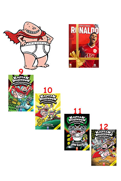 Altın Kitaplar Kaptan Düşükdon Serisi - 9,10,11,12 Kitap - 4 Kitap Set - Deft...