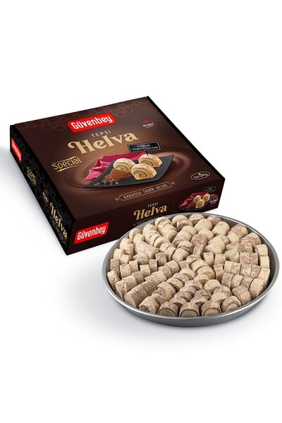 güvenbey 5 Kg Special Dilimli Kakaolu Tahin Helvası