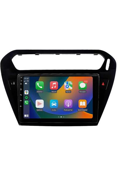 SOUNDCİTY PEUGEUT 301 SİYAH 2012-2024 9İNÇ MULTİMEDİA ÇERÇEVESİ