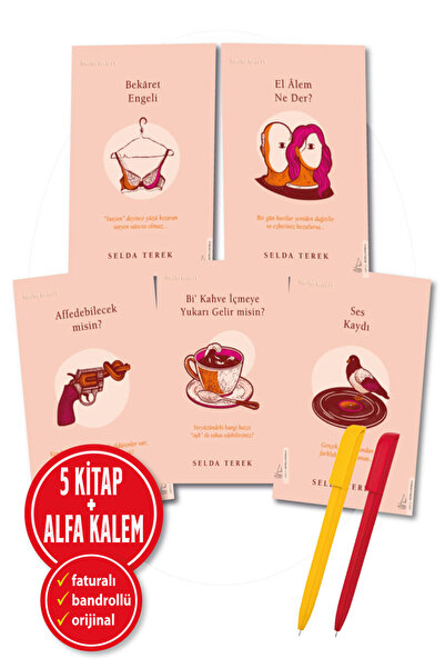 Destek Yayınları SELDA TEREK 5 KİTAP İtiraflar/Bekaret Engeli+El Alem Ne Der?...