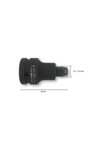 CETA FORM C71-91 3/4'' Air Socket Adapter - D:3/4” E:1/2”