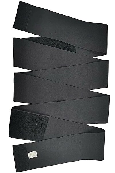 Q-İN Waist Trainer Inceltici Zayıflatıcı Bele Dolamalı Kum Saati 4m Sarma Bel Korsesi