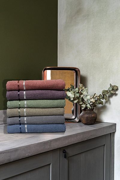 ADARYA HOME Σετ 6 πετσετών χεριών και προσώπου (50Χ85)