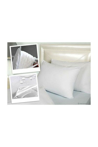 PERLAMİA 4-Piece Pillow Mattress Liquid-Proof Stain-Proof No Mite Allergy 50*70 Antibacterial