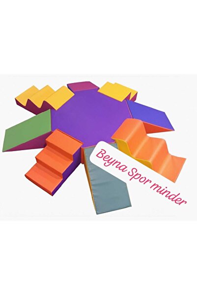 Beyna Minder Jimnastik Orta Blok Minder Seti 150*150*60cm