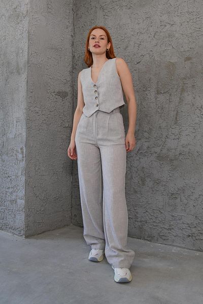 LOKADI Women's Vest Pants 2 Piece Set