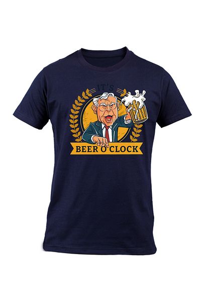 Efendioğlu Design Μπουκάμισο μπύρας με στάμπα μπύρας O'Clock