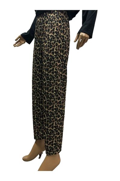 eflin Women's Hijab Leopard Swimsuit Bottom Single Pants