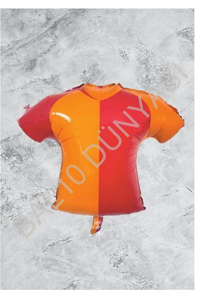 BAL10 DÜNYASI Football Themed Black-White Jersey Foil Balloon on the Side