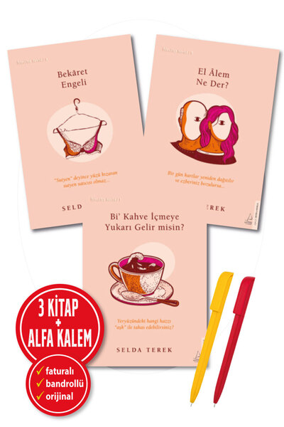 Destek Yayınları SELDA TEREK 3 KİTAP SET İtiraflar/Bekaret Engeli+El Alem Ne ...