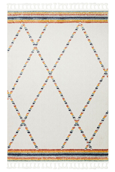 Eko Halı NEŞEM HALI Terazzo TRZ 04 Multy Hav Toz Vermez Etnik Modern  Yumuşak Tuşeli Makine Halısı.