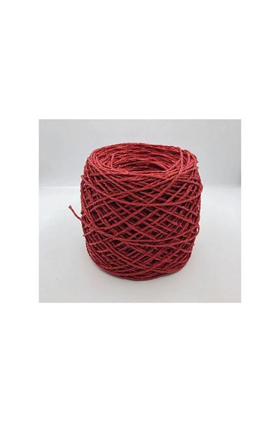 Mai Handmade Paper rope red / Paper rope wrapped / 100 gr