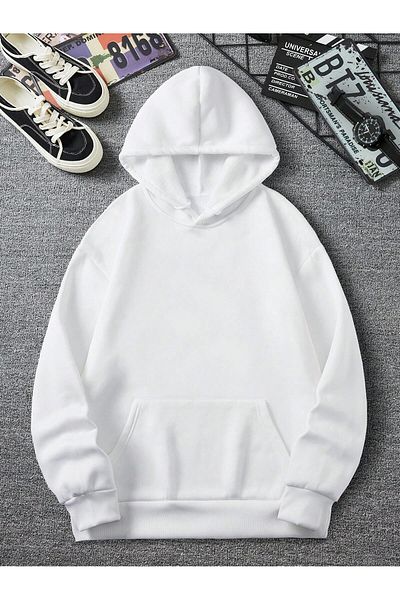 bellanova Unisex Oversize Hooded Sweatshirt - Printed