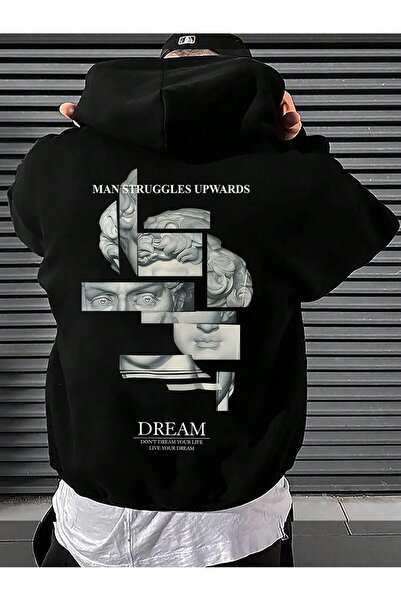 bellanova Φούτερ Unisex Oversize με κουκούλα - Τυπωμένο