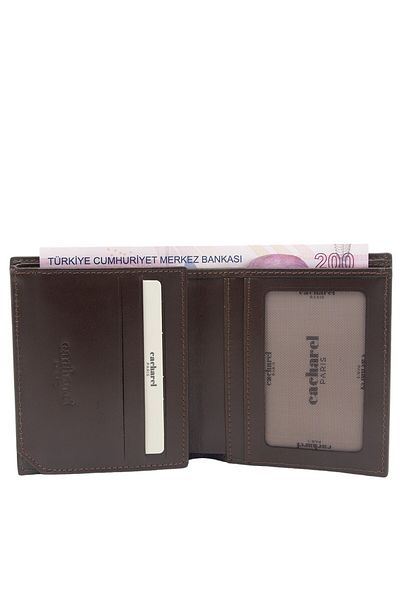 Cacharel Ανδρικό Πορτοφόλι - Καφέ B.Crocodile Leather, 2017B8K