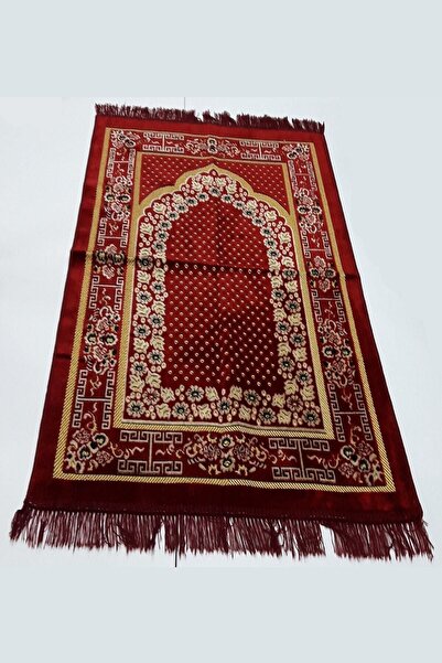 Dokumacı سجادة صلاة شيبينجر باللون الأحمر الداكن