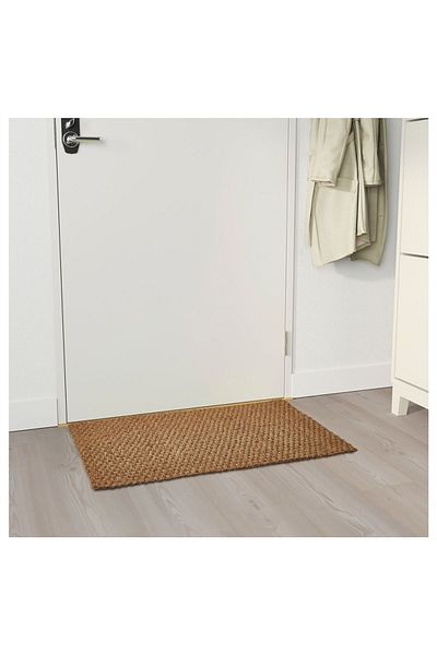 IKEA 50X80 cm Sındal Door Mat with Non-Slip Base - Coconut Fiber