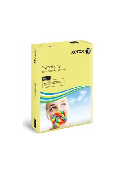 Xerox ورق تصوير A4 ملون سيمفوني 500 قطعة 80 جرام أصفر 3r93975