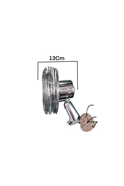 gcstore Fasco Araba Fanı Vantilatör Pervane 12volt ve 24 volt Nikel 18 Cm Mad...