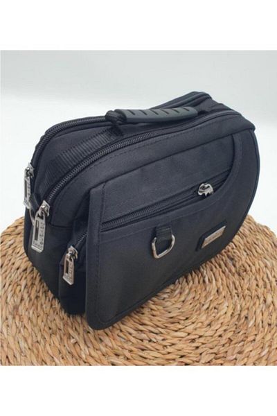 SEVENTEEN 4953 Crinkle Fabric Men's Shoulder Bag