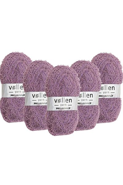 vollen yarn 5 τεμάχια Premium σκληρό νήμα μπάνιου, σχοινί με κρόσσια, σχοινί πλεξίματος χειρός, σκληρό νήμα