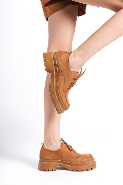 Shoesers Жіночі туфлі на товстій підошві Sarac деталізовані повсякденні туфлі з мокасинами