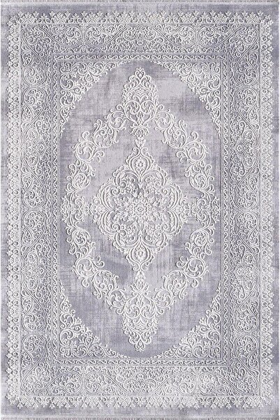 Artemis Halı Artemis Halı 05860D Gri Krem Klasik Göbekli Halı