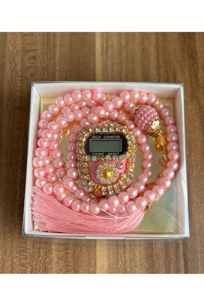 çeyizlik setim Gift Stoned Chanting and Pearl Prayer Beads Set