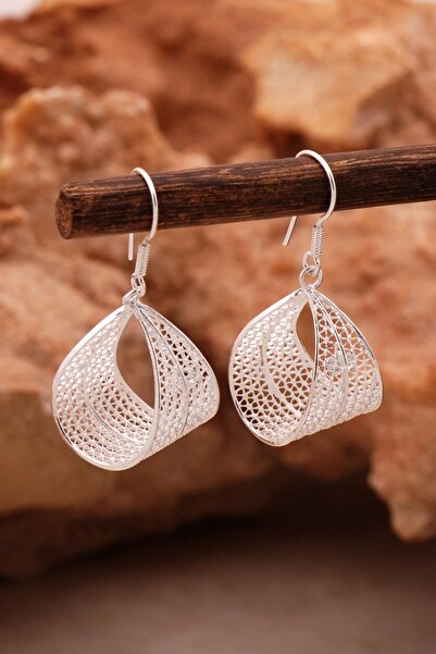 Sümer Telkari Tasarım Elişi Telkari Gümüş Küpe 6119