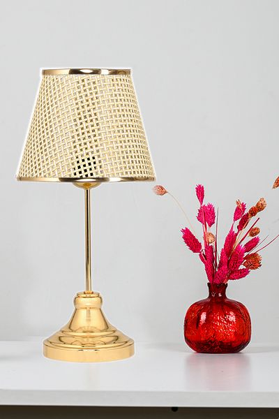 EvLight Valerie Gold Metal Lampshade - Hazeran Model