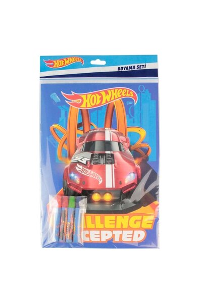 HOT WHEELS 1 adet Araba fast kalemli okul öğrenci kız erkek çocuk boyama seti