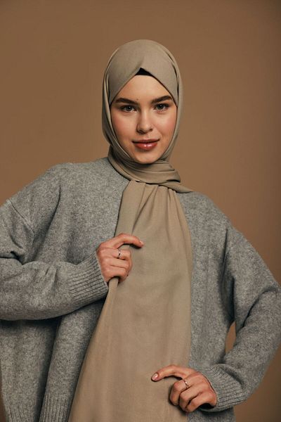 Modakaşmir سلسلة القطن المرن - شال أنيق ومريح