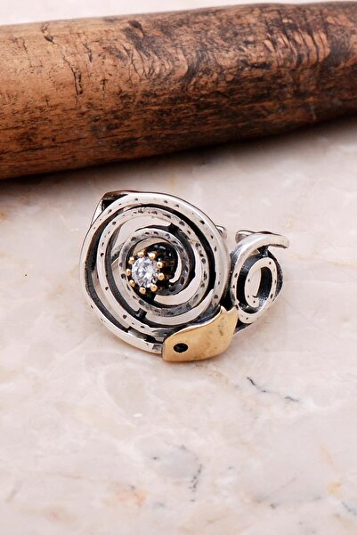 Sümer Telkari Sarma Elişi Tasarım Gümüş Yüzük 3143