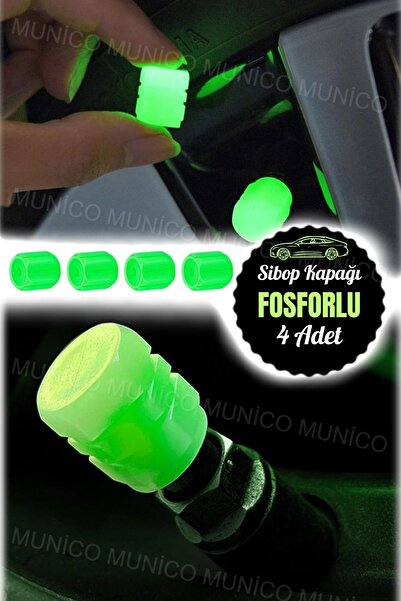 Munico Neon Yeşil LED Fosforlu Sibop Kapakları - Araba, Motosiklet ve Bisiklet İçin LED Işık ve Su Geçirmez