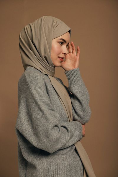 Modakaşmir سلسلة القطن المرن - شال أنيق ومريح