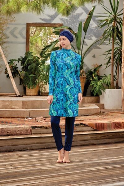 ROZAMAY Μαγιό Hijab με σχέδια