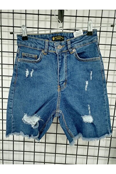 DENİKK Тренд UNISEX Еластичні джинси з лайкрової джинсової тканини, мішкуваті бермуди