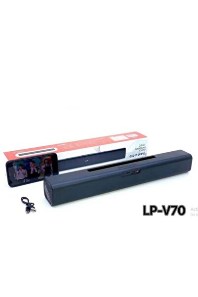 pusula LP-v70 Yüksek Ses Kaliteli 20W Subwoofer Telefon Standlı Bluetooth Hop...