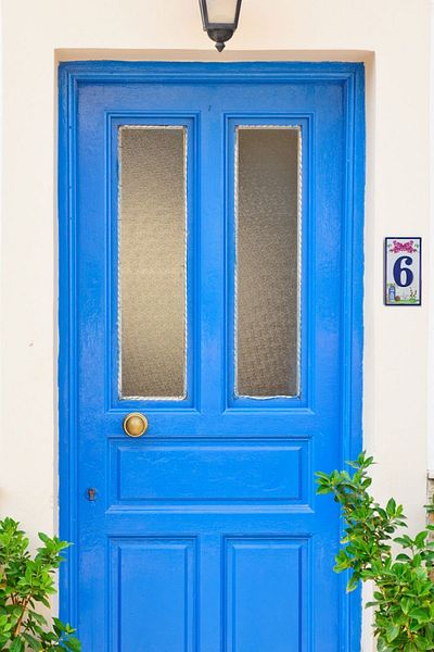 Home 6 Self-Adhesive Metal Door Number