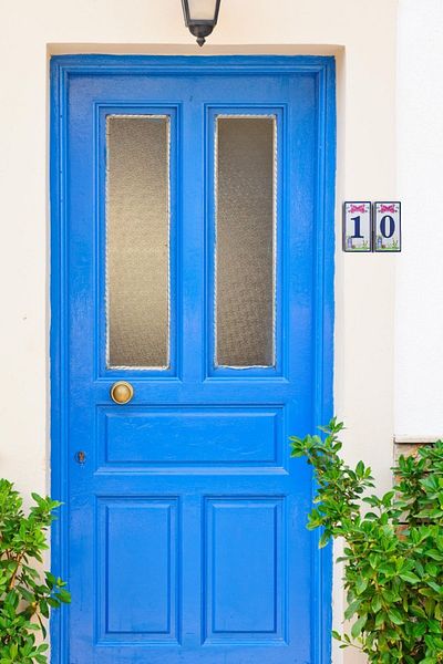 Home Number 0 Metal Door - Self Adhesive