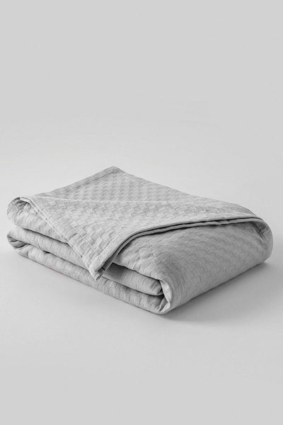 ŞENER HOME CottonBox Single Pike - 100% Cotton, Gray Crystal Pattern, 170x230 Cm