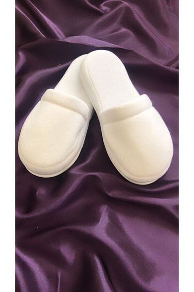 Hüner aksesuar Παντόφλες Unisex Λευκή Ψηλή Σόλα - Bathroom Elem