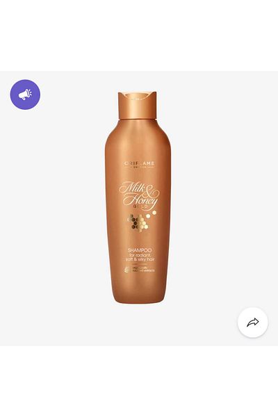 Oriflame Delicious Milk and Honey Gold Shampoo