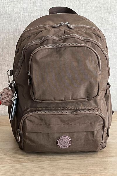NEMO BAGS Unisex Σακίδιο πλάτης Dark Mink Σχολική τσάντα Τσάντα ταξιδιού Laptop Αδιάβροχη / Μπρελόκ Amigurumi