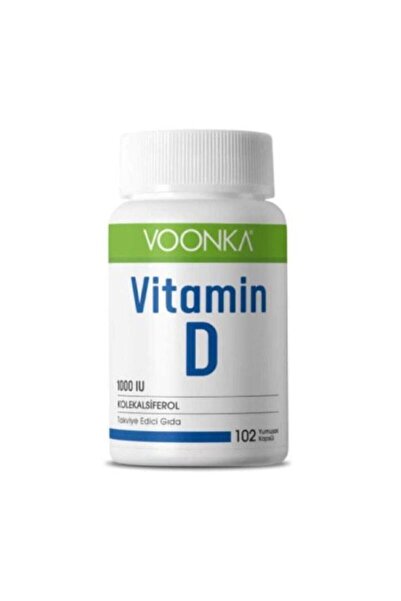 vonka Voonka Vitamin D Içeren Takviye Edici Gıda 102 Kapsül