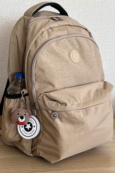 NEMO BAGS Unisex Χρυσό σακίδιο πλάτης Σχολική τσάντα Τσάντα ταξιδιού Laptop Αθλητική Αδιάβροχη / Μπρελόκ Amigurumi