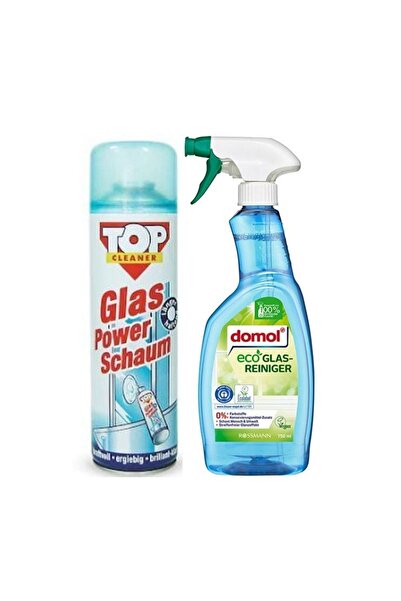 Top Cleaner Glas Power Schaum Cam Temizleme Köpüğü Sprey 500 ml+ Domol Eco Ca...