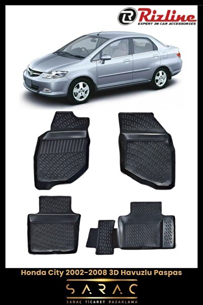 Rizline Honda City 2006 Model 3d Havuzlu Paspas