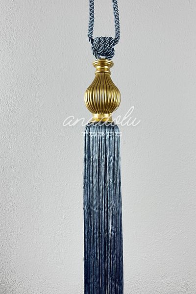 GLOMAR GoldKukaIndigo Ceiling - Luxury Cornice Braçol Single Piece